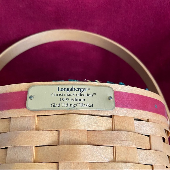 Longaberger Christmas Collection 1998 Basket - Picture 3 of 9